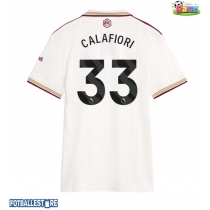 Arsenal Riccardo Calafiori #33 Tredjedrakt Dame 2025-26 Kortermet